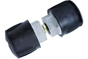 LEBOKJ Schnellkupplung für Hochdruckreiniger Adapter M22 Schnellwechselkupplung für Karcher Bosch Nilfisk Titan Lavo Universal Hochdruckreiniger Schlauchersatzteil (1-Pack, schwarz)