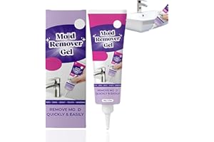 FANKAYI Mould Remover,Household Mould Remover Gel,Powerful Cleaning Gel,Highly Effective in Penetration,for Bathroom & Kitchen Tile Gaps,Walls & Grout,Black Mould Remover,Bathroom Sealant White Anti Mould
