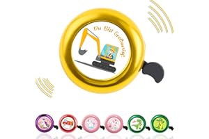 QIMMU Sonnette de Vélo Enfant,Sonnette Velo Enfant, Sonnette Velo Enfant Fille, Sonnette Velo Fille,Aluminum Cloche de Vélo Filles,Cloche de Guidon Enfant pour Velo Enfant, Scooters,Draisiennes, VTT