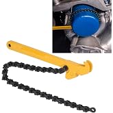 AEE&reg; Zincir Anahtarı Ayarlanabilir Yağ Filtresi S&ouml;kme Anahtarı 12&rdquo; | 460 mm Ağır Hizmet Zincirli Boru Anahtarı | Yağ & Yakıt 