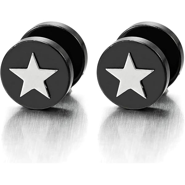 Hommes Boucles D'Oreilles Clip Femme Étalon Boucle D'Oreille Homme Clip