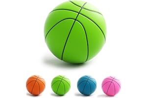 AENEY Silent Basketball, Size 7 Foam Basketball, Indoor High Density Training Basketball 3D Texture Quiet Bounce No Noise Ball for Home Beach Pool