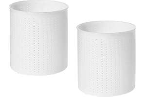 AlcoFermBrew 2 x Käseform 12x13.5cm - 1kg – Käseformen | Korb | Käseherstellung | Lab