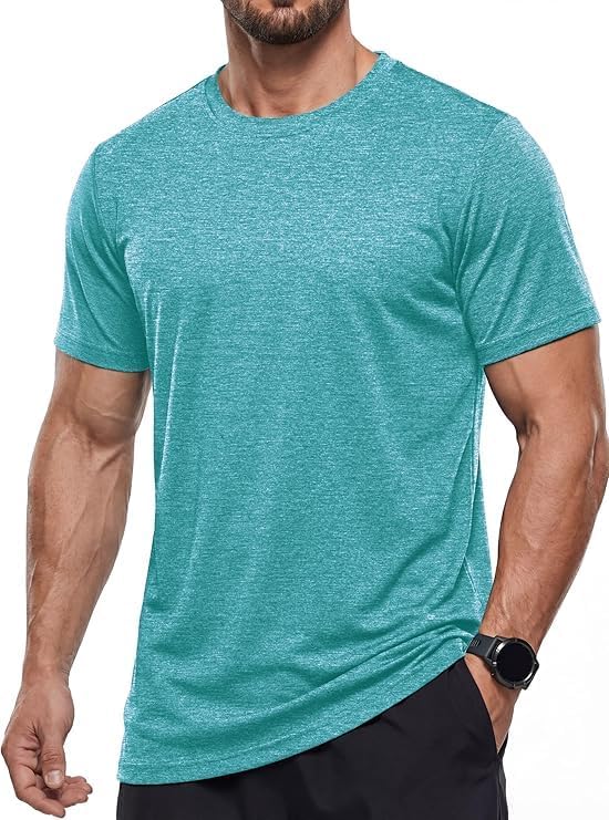 MAGCOMSEN Camisetas Manga Corta Hombre Secado Rápido Ligeras para Gimnasio Entrenamiento Running Deportiva Transpirable Fitness Ropa