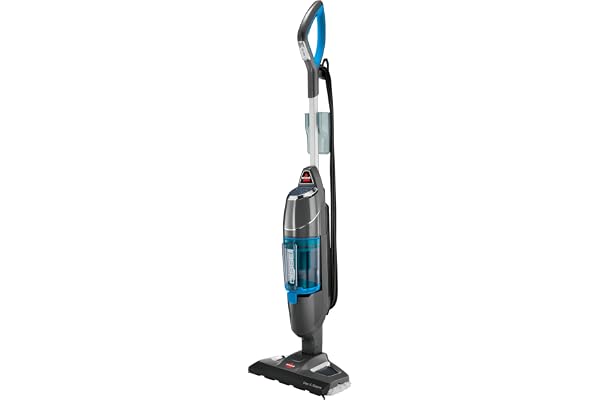 BISSELL Vac & Steam Titanium - 2 en 1 Aspirateur et Nettoyeur Vapeur - Pour les Sols Durs, Carrelages, Parquets - Fonction de Régulation de la Vapeur - Élimine des Bactéries - 81 dB - 1977N