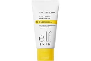 e.l.f. SKIN Suntouchable Whoa Glow SPF 30, Sunscreen & Makeup Primer For A Glowy Finish, Made With Hyaluronic Acid, Vegan & Cruelty-Free, Packaging May Vary, Sunlight