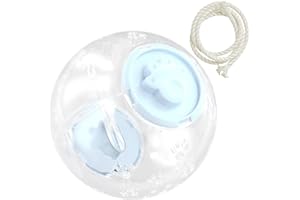 Ziyonix 15 cm Palla per Criceto Palla da Corsa per Criceto Palle per Esercizio per Criceti Trasparente Jogging Ball in Plastica per Piccoli Animali Ruota di Corsa per Roditori, Nano Gerbilli (Blu)