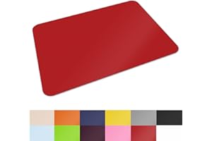OFFICEMARSHAL Sous-main de bureau Office Marshal® | Protection haut de gamme pour le bureau et l'école | lavable | antidérapant | 65 x 50 cm | différentes couleurs modernes 65x50 cm rot