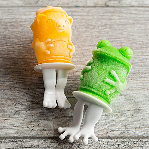 Zoku ZK123-010 Eisformen „Ice Pop“ Igel, 45 ml, Kunststoff, gelb - 5