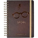 Grupo Erik: Bullet Journal Harry Potter | Quaderno A5 ad anelli 180 pagine con copertina rigida, chiusura elastica, carta d'a