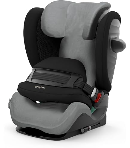 Fodera Copri Seggiolino Auto Cybex Pallas, Silver Pallas Fix E Pallas 2 Fix, Colore Bianco/Blu, Lavabile Fino A 30°C