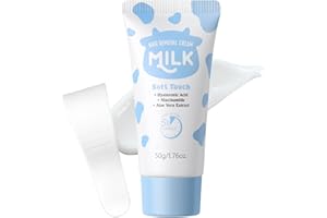 OKAQEE Milk Hair Removal Cream for Women & Men - Gentle & Effective Body Hair Remover for Legs, Arms, Underarms & Intimate Areas - Nourishing Hair Remover Cream with Milk Extract for Sensitive Skin