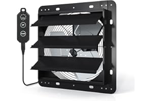 Brogachy 300mm Ventola Aspirazione con motore EC trifase, Regolatore di Velocità PWM, Estrattore aria,Perriscaldamento, Raffreddamento, Booster, Ventilazione.