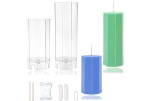 MILIVIXAY Stampo per candele. 2PCS Octagonal Molds