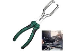 MIKIULY Pince Universelle de Déconnexion de Conduite de Carburant en Acier,Connecteur de Bougie de Préchauffage,Tuyau De Carburant Outils,Filtre à Carburant Pince De Retrait De Boucle De Tuyau