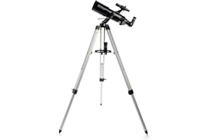 Celestron 21087 PowerSeeker 80AZS Refractor Telescope, Black