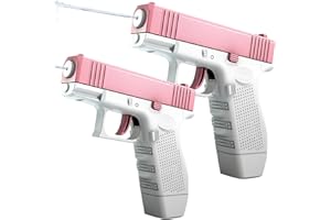 CHENBOOW Pistolets à Eau,2 Pièces Pistolet a Eau Enfant,Jouets de Pistolet à Eau pour Garçons & Filles,Pistolet à Eau en Plastique pour Enfants, pour Enfants pour la Piscine Extérieure et la Plage