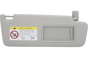 Ouitble Auto-Sonnenblende, vordere innere Sonnenblende rechts 5GG010029, grauer ABS-Kunststoff, Ersatz für MK7 2014-2017