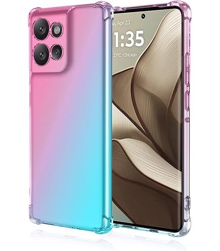 BORYA Cover per Motorola Edge 50 Neo, Antiurto Morbida Silicone TPU