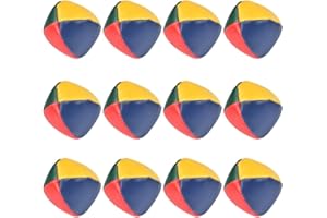 ANNTIM 12 Pack Balle de Jonglage, Facile à saisir Balle Chamboule Tout, Multicolore Balles de Jonglages Enfant Convient aux Débutants et Experts, Kit de Balle de Jongle