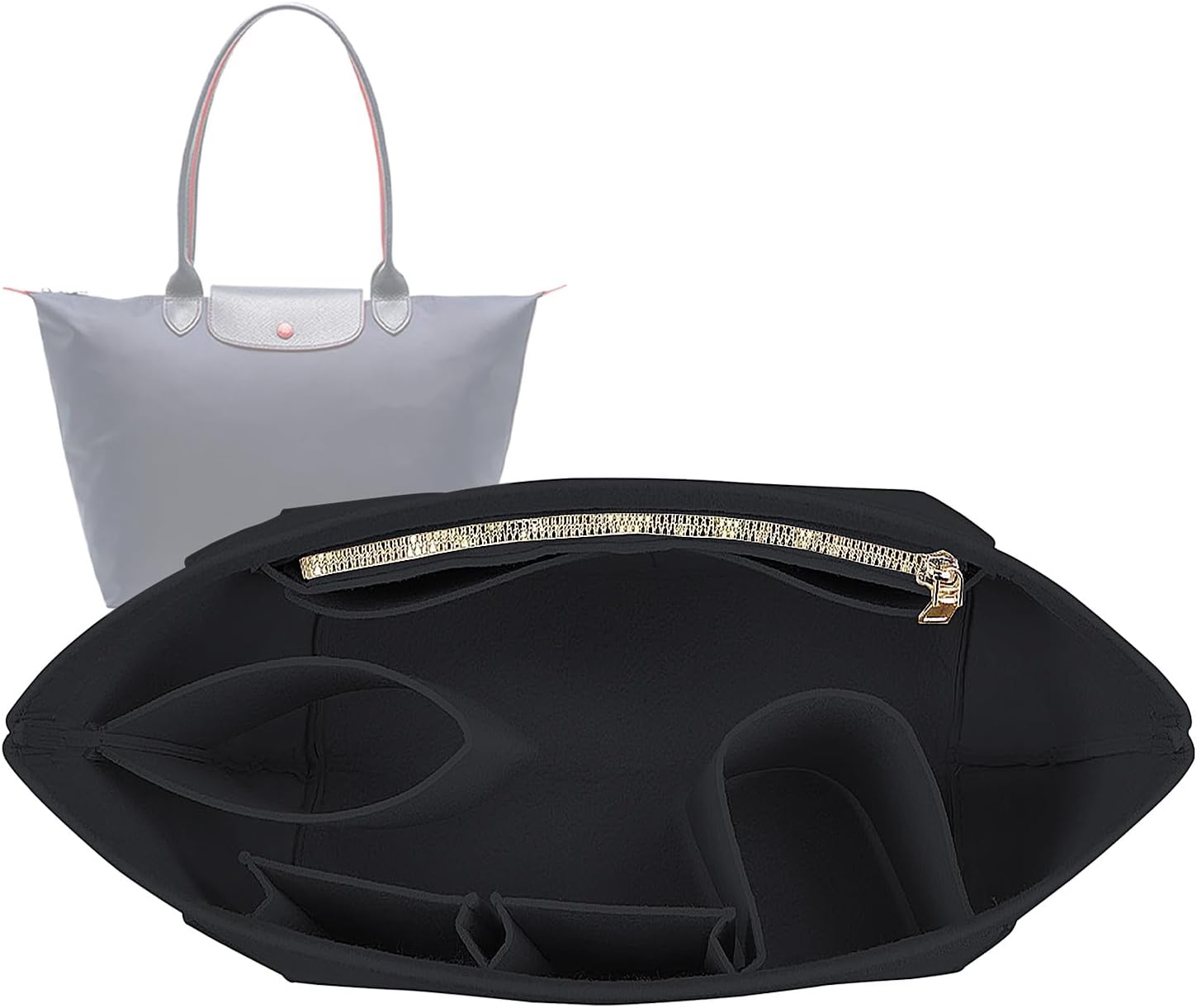 Qualité de Fabrication & Durabilité : Lckaey Purse Organizer Insert for Longchamp L