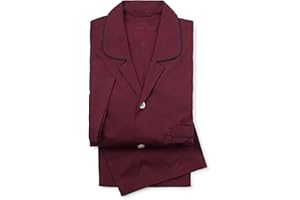 The Savile Row Company London Men's Luxury 100% Soft Cotton PJ Pyjama Set
