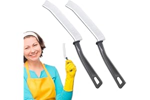 Pratvider cepillo para limpieza de grietas para esquinas muertas Cepillo de fregado multipropósito para grietas suministros para el hogar para ventanas pequeñas Puerta Ranura de riel Gap