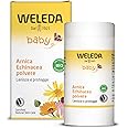 Weleda Arnica Echinacea polvere, talco in polvere per il trattamento dell'ombelico del neonato, assorbe l'umidità e protegge 