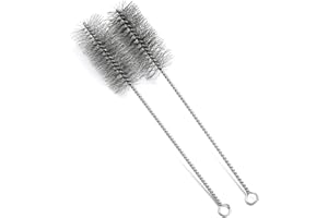 Utoolmart Stahldraht-Reinigungsbürste, 50 mm Durchmesser, 300 mm Länge, 2 Stück