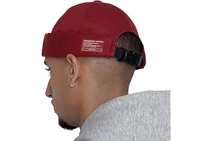 UNDERCONTROL Brimless Sailor Fisherman Leon Hat Rolled Cuff Harbour No Visor Miki Skull Docker Beanie Trawler Tactical Ring Cap for Men & Women