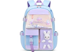 Myyunhx Rucksack für Mädchen Treibsand Kühlschranktür Mädchen Rucksack Kawaii Rucksack Kinder Süße Schultasche Für Schulkinder Rucksack Für Jugendliche Mädchen Schulranzen