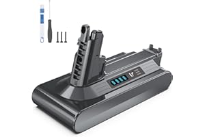 Morpilot Batteria per Dyson V10 SV12 8000mAh Dyson V10 SV12 Batteria per Cyclone V10 Animal V10 Absolute V10 Motorhead V10 Fluffy Aspirapolvere