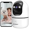 GENBOLT 2K WiFi Security Camera Indoor, Home Surveillance IP Camera CCTV with Humanoid Detection, Auto Cruise Nanny Pet Dog Cam, Baby Monitor with Audio Alarm
