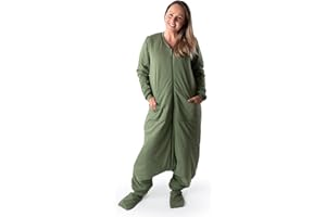 ‎SCHLUMMERSACK Schlafsack mit Füßen für Camping & Wohnmobil | Bequemer, tragbarer Schlafkomfort für Camper & Outdoor-Abenteuer | Perfekt für Zelt, Vanlife & Festival | Ideal für kühle Nächte - 2.5 TOG