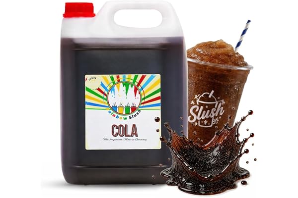 Rainbow Slush Sirap AZO GRATIS | smaka på cola | Koncentrat till Slushy Maker is slushmaskiner ismaskiner drycker 1:5