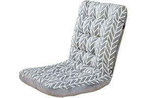 JORTUIO Pack 2/4/6 Cojines para Silla con Respaldo ,Cojín de Silla Oficina ,Cojines para Silla de Terraza Acolchados,para Gaming,Mecedora,Terraza,Ruedas,Exterior Jardin ( Color : T , Size : 33x42x45cm1pc )