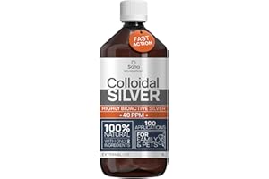 INSTITUT KATHAROS Argento colloidale, 40 PPM, 1 litro, acqua d'argento di alta qualità, più forte di 25 ppm, per uomo, cane e gatto, carbonio neutro, 100% naturale con 2 ingredienti