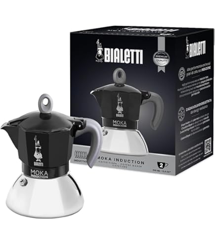Zanetti, Mama Aluminium Moka Maker, 2 Cup Coffee Maker, Mocha