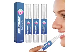 SUJEBKC 3pcs De Traitement Parodontal,Sourire Libre Gel Gingival,Traitement Immédiat Des Gencives Et Restauration