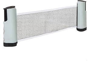 AKTIVE Ping Pong, Red Tenis de Mesa portátil, Juegos Exterior, Redes Ping-Pong Ajustable