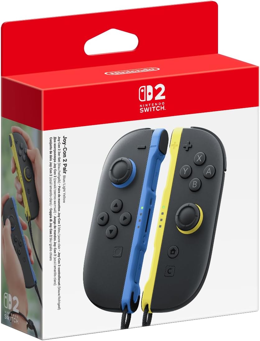 Dossier Complet & Guide Pratique : Paire de manettes Joy-Con 2 bleu jaune