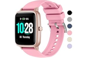 GENERIC OUTPUTBT 19mm 20mm 22mm Watch strap for Donerton/Garmin/Samsung Galaxy/Fossil/AMAZF1T Sport Silicone Replacement Strap for Nerunsa/ENOMIR/Fitpolo/WeurGhy/Huawei Watch Band Men Women Black