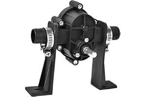 OZNTPCN Electric Drill Pump, Portable Household Small Water Pump, Mini Hand Self-Priming Quick Pumping Speed, Hand Drill Powered Water Pump Diesels Oil Fluid Water