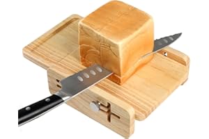 Joberio Bread Cutting Guide,Horizontal Bread Slicer Guide with Crumb Tray - Adjustable Bread Loaf Slicing Guide, Kitchen Gadget Baking Supplies for Sourdough, Cakes, Toast and Bagels