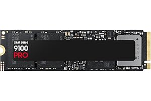 Samsung Memory MZ-VAP1T0BW 9100 PRO 1TB Internal SSD, PCIe 5.0 x4, NVMe 2.0, SSD Designed for Pros & Gamers, Compatible with PC & Laptops, 5 Year Limited Warranty (UK Version)