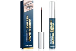 FQQF 5 ML Siero Ciglia,Siero Ciglia Allungante,Naturale Senza Ormoni,Cura per Ciglia Rotte,Per Ciglia Lunghe e Folte,Incredible Rapid Growth of Eyelashes