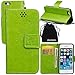 Produktbild iPhone SE Case, iPhone 5s Case, DRUnKQUEEn Wallet Case with Cellphone Holder - PU Leather Cover Purse Slim Fit Card Slot for Apple iPhone SE 5s