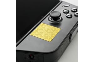 Luck&Link Touchpad Protector for Legion Go, Touch Pads Protective Skin Texture Sticker for Legion Go Touch Trackpads, High end Textured Skin (Honeycomb - Gold)