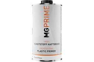 plastprimer burk 0,5 liter transparent | Primer & vidhäftningsprimer för plastdelar, bindning till färg, dryg, lätt att använda, Made in Germany