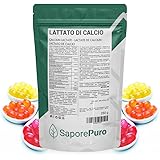 Saporepuro Lattato di calcio in polvere 250 gr - ideale per sferificazione nella cucina molecolare